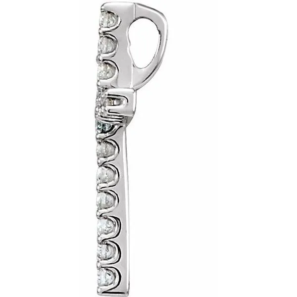 Petite Cross Pendant Image 2 Hopman Jewelers Elkhart, IN