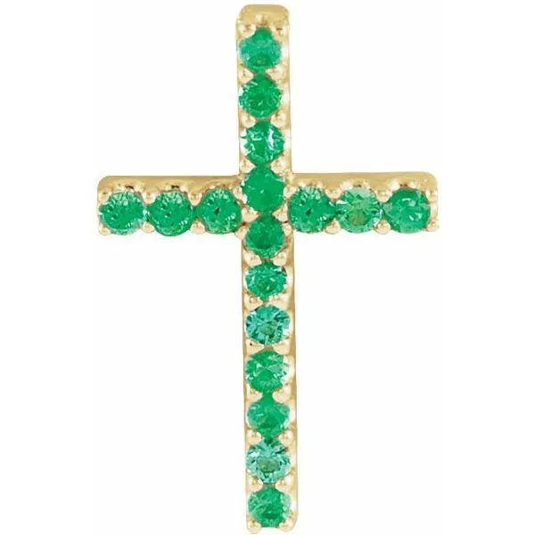 Petite Cross Pendant Leslie E. Sandler Fine Jewelry and Gemstones rockville , MD