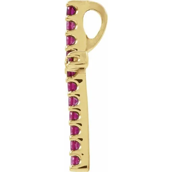 Petite Cross Pendant Image 2 Rick's Jewelers California, MD