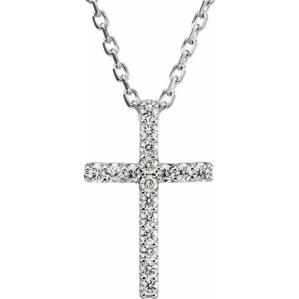 Petite Cross Necklace Jewelry Design Studio Jensen Beach, FL