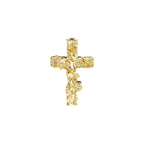 Floral-Inspired Cross Pendant Arnold's Jewelry and Gifts Logansport, IN