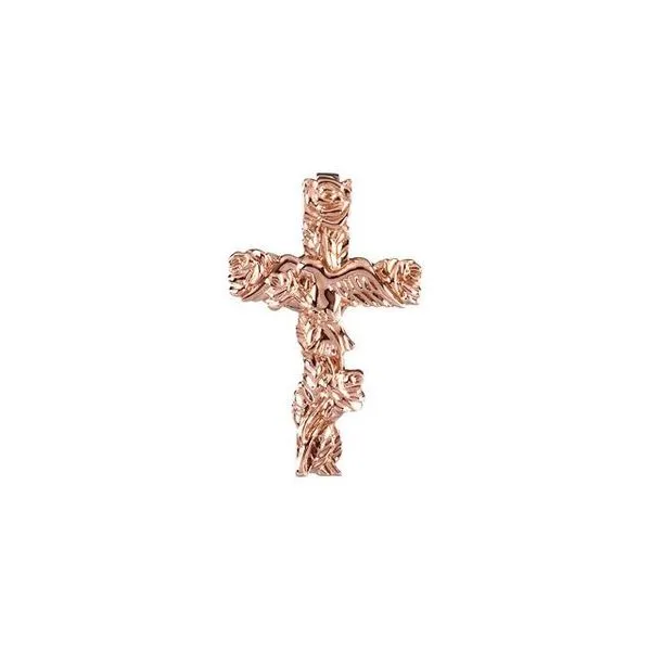 Floral-Inspired Cross Pendant Arnold's Jewelry and Gifts Logansport, IN
