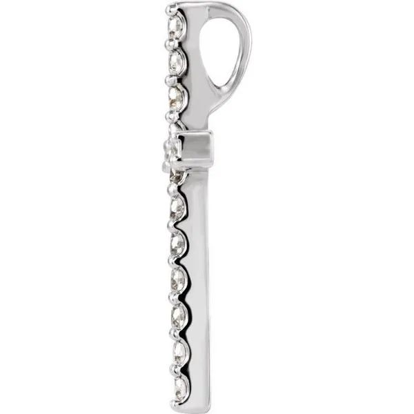 Petite Cross Pendant Image 2 Milan's Jewelry Inc Sarasota, FL
