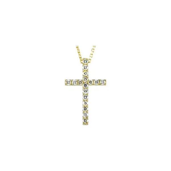 Petite Cross Necklace Cherry Street Jewelers Tulsa, OK