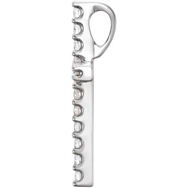 Petite Cross Pendant Image 2 Cherry Street Jewelers Tulsa, OK