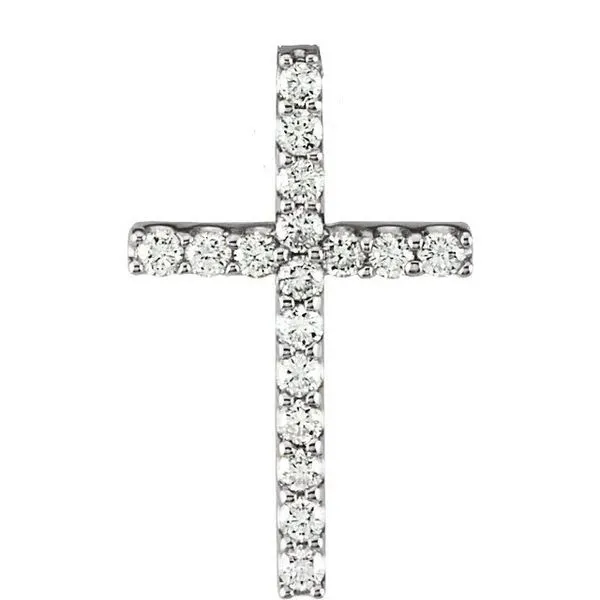Petite Cross Necklace Image 2 Cherry Street Jewelers Tulsa, OK