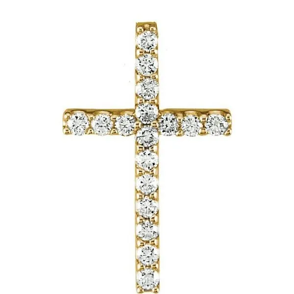 Petite Cross Necklace Image 2 Hart's Jewelers Grants Pass, OR