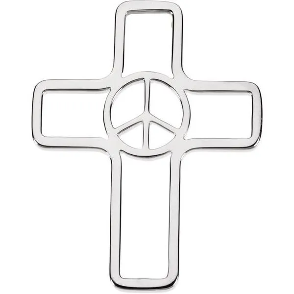 Peace Sign Cross Pendant Arnold's Jewelry and Gifts Logansport, IN