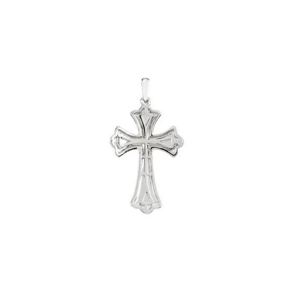 Micro Pavé Cross Pendant Image 3 Rasmussen Jewelers Spanish Fork, UT