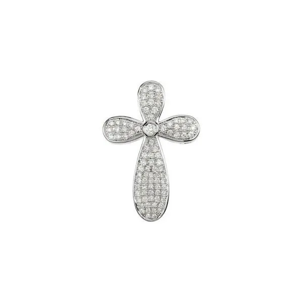 Micro Pavé Cross Pendant J. Meredith Jewelers Delafield, WI