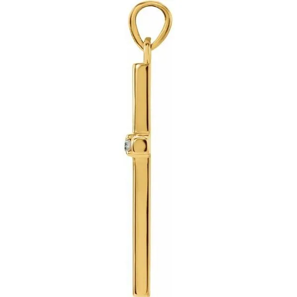 Birthstone Cross Pendant Image 2 Arnold's Jewelry and Gifts Logansport, IN