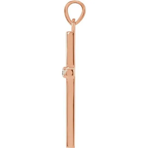 Birthstone Cross Pendant Image 2 Hopman Jewelers Elkhart, IN