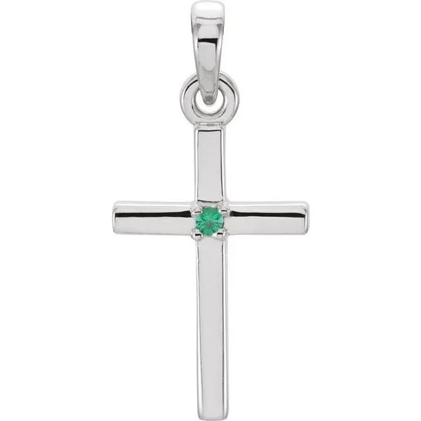 Birthstone Cross Pendant Cherry Street Jewelers Tulsa, OK