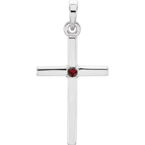 Birthstone Cross Pendant Cherry Street Jewelers Tulsa, OK