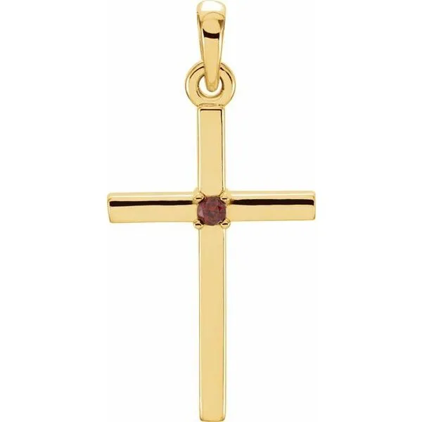 Birthstone Cross Pendant Moseley Diamond Showcase Inc Lexington, SC