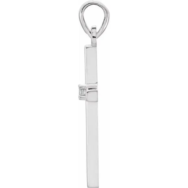 Birthstone Cross Pendant Image 2 Rasmussen Jewelers Spanish Fork, UT
