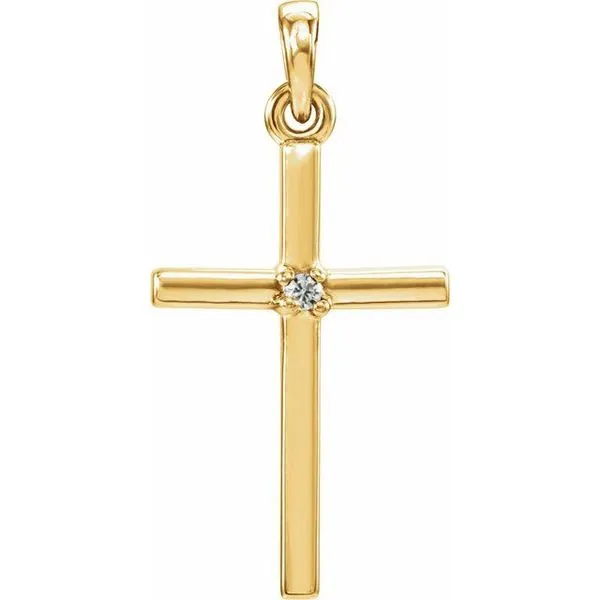Birthstone Cross Pendant Arnold's Jewelry and Gifts Logansport, IN