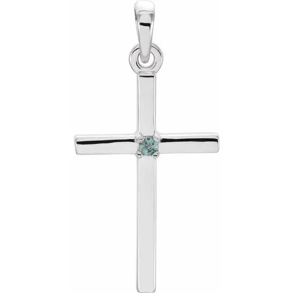 Birthstone Cross Pendant Cherry Street Jewelers Tulsa, OK