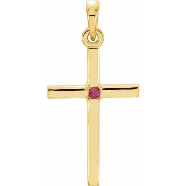 Birthstone Cross Pendant Atlanta West Jewelry Douglasville, GA