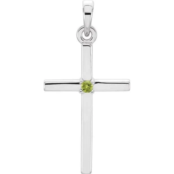 Birthstone Cross Pendant Hopman Jewelers Elkhart, IN