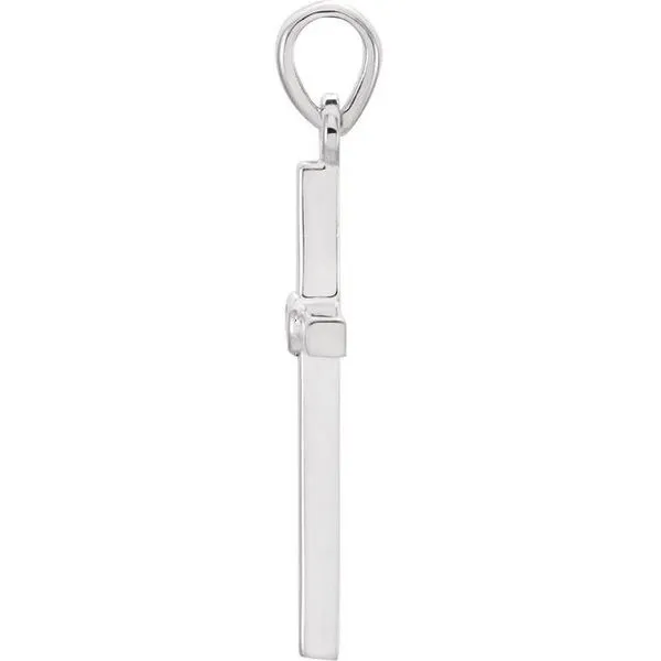 Birthstone Cross Pendant Image 2 Milan's Jewelry Inc Sarasota, FL