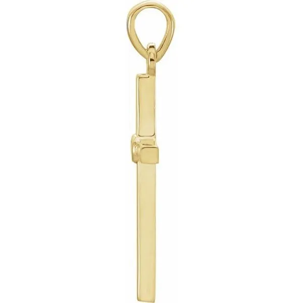 Birthstone Cross Pendant Image 2 J. Meredith Jewelers Delafield, WI