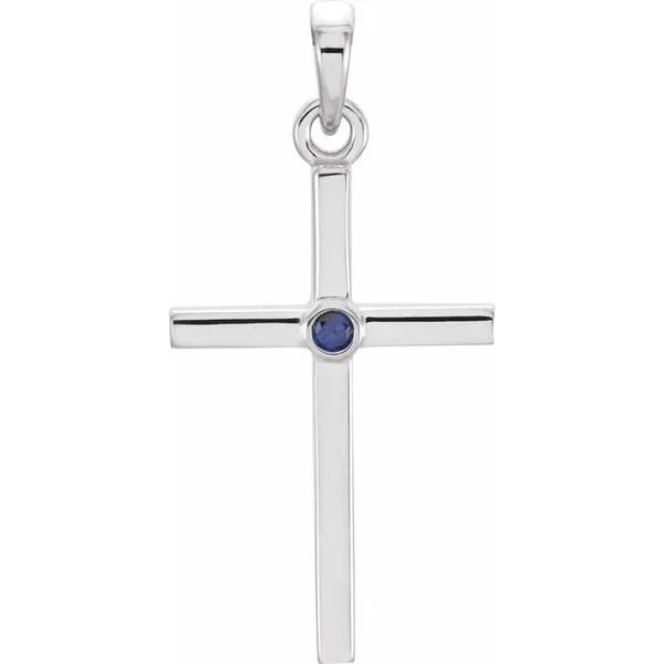 Birthstone Cross Pendant J. Meredith Jewelers Delafield, WI