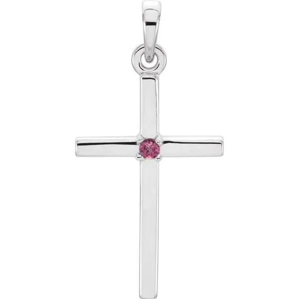 Birthstone Cross Pendant Hopman Jewelers Elkhart, IN