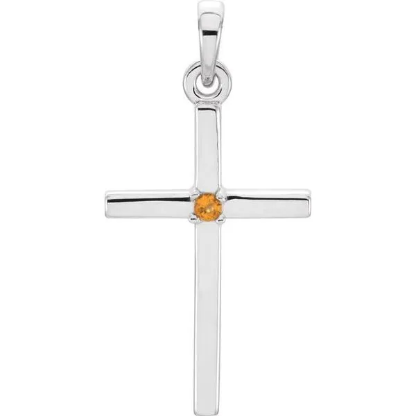 Birthstone Cross Pendant Hopman Jewelers Elkhart, IN