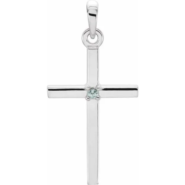 Birthstone Cross Pendant J. Meredith Jewelers Delafield, WI