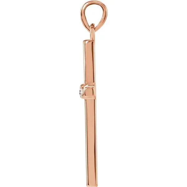 Birthstone Cross Pendant Image 2 Hopman Jewelers Elkhart, IN