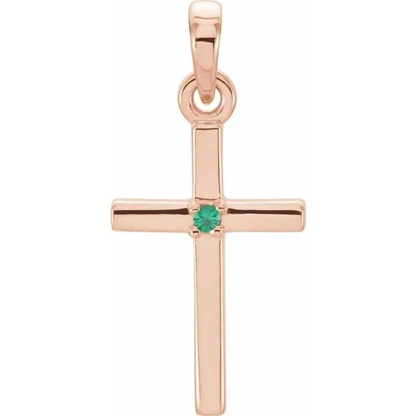Birthstone Cross Pendant Hopman Jewelers Elkhart, IN