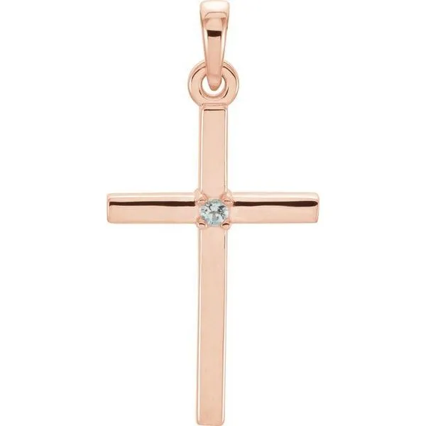 Birthstone Cross Pendant Hopman Jewelers Elkhart, IN