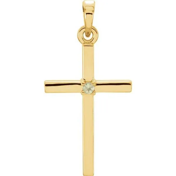 Birthstone Cross Pendant Moseley Diamond Showcase Inc Lexington, SC