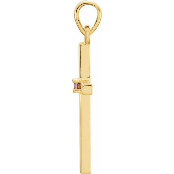 Birthstone Cross Pendant Image 2 Moseley Diamond Showcase Inc Lexington, SC