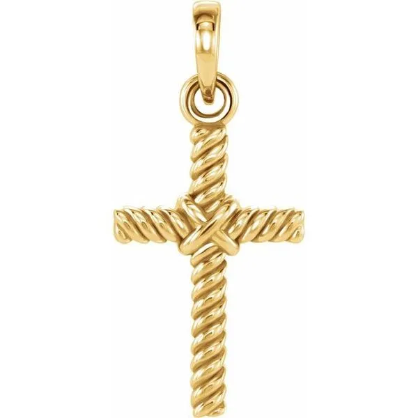 Rope Cross Pendant J. Meredith Jewelers Delafield, WI