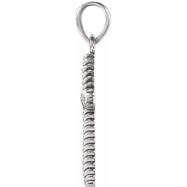 Rope Cross Pendant Image 2 Bauble Patch Jewelers Comstock Park, MI