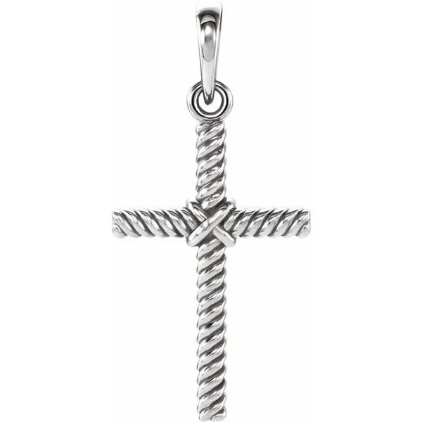 Rope Cross Pendant Linwood Custom Jewelers Linwood, NJ