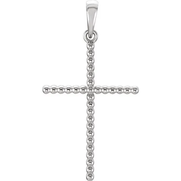 Beaded Cross Pendant Linwood Custom Jewelers Linwood, NJ
