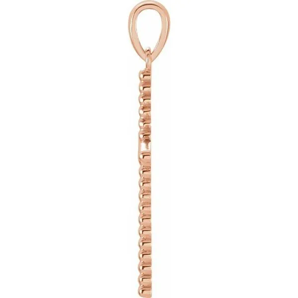 Beaded Cross Pendant Image 2 M. J. Thomas Jewelers, Ltd. Stratford, CT
