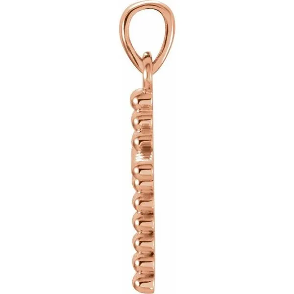 Beaded Cross Pendant Image 2 M. J. Thomas Jewelers, Ltd. Stratford, CT