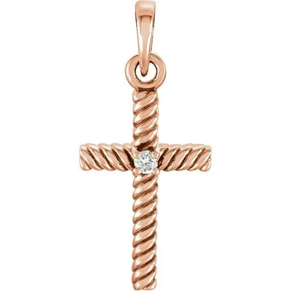 Rope Cross Pendant Hopman Jewelers Elkhart, IN