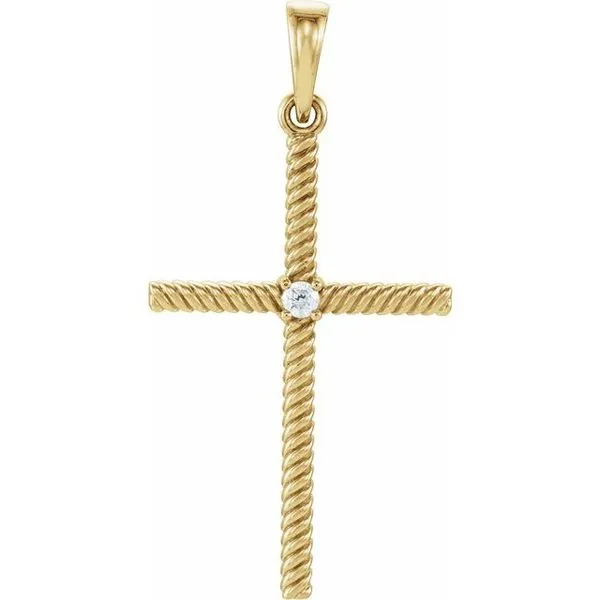 Rope Cross Pendant Hopman Jewelers Elkhart, IN
