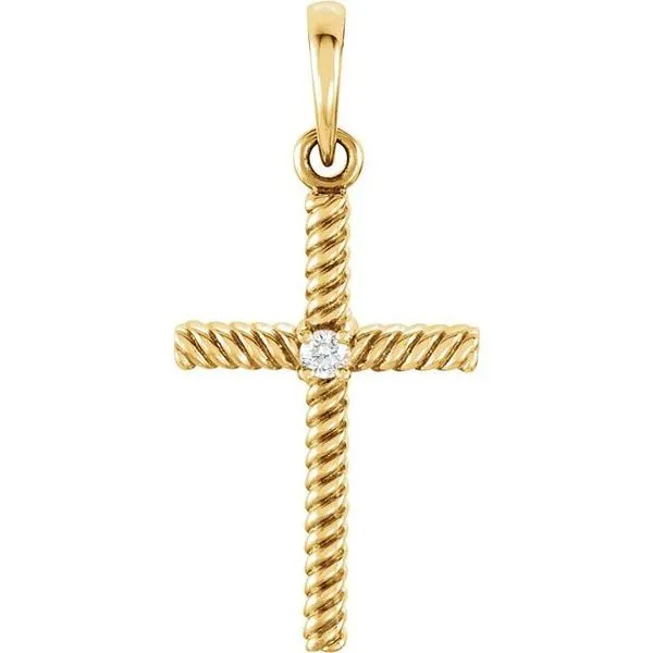 Rope Cross Pendant Hopman Jewelers Elkhart, IN