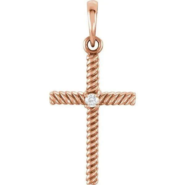 Rope Cross Pendant Hopman Jewelers Elkhart, IN