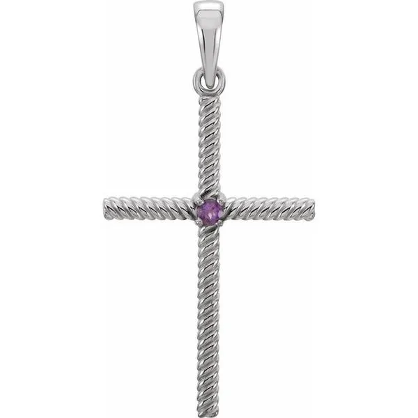 Rope Cross Pendant Leslie E. Sandler Fine Jewelry and Gemstones rockville , MD