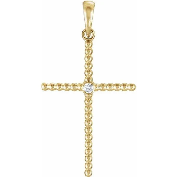 Beaded Cross Pendant Hopman Jewelers Elkhart, IN