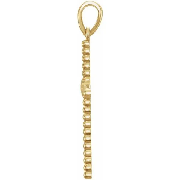 Beaded Cross Pendant Image 2 Bauble Patch Jewelers Comstock Park, MI