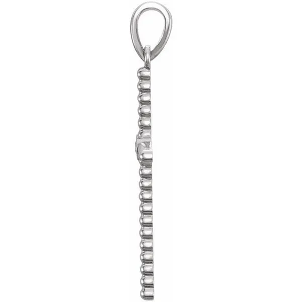 Beaded Cross Pendant Image 2 M. J. Thomas Jewelers, Ltd. Stratford, CT