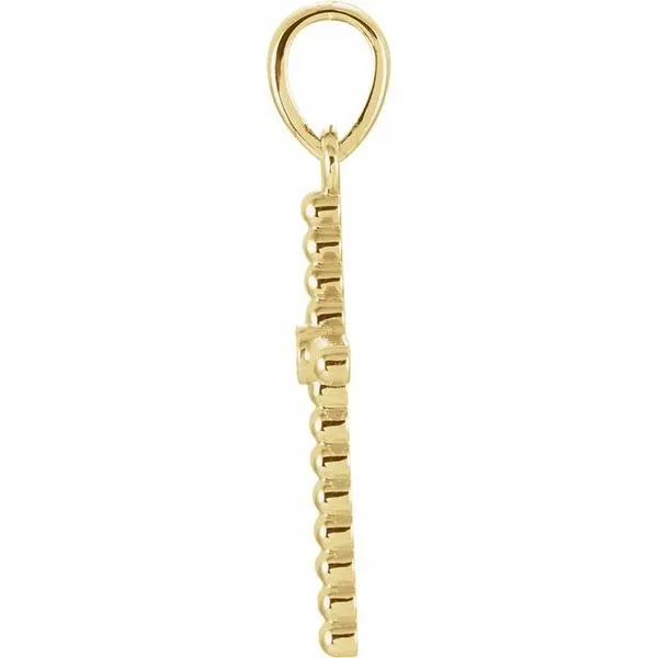 Beaded Cross Pendant Image 2 Rasmussen Jewelers Spanish Fork, UT